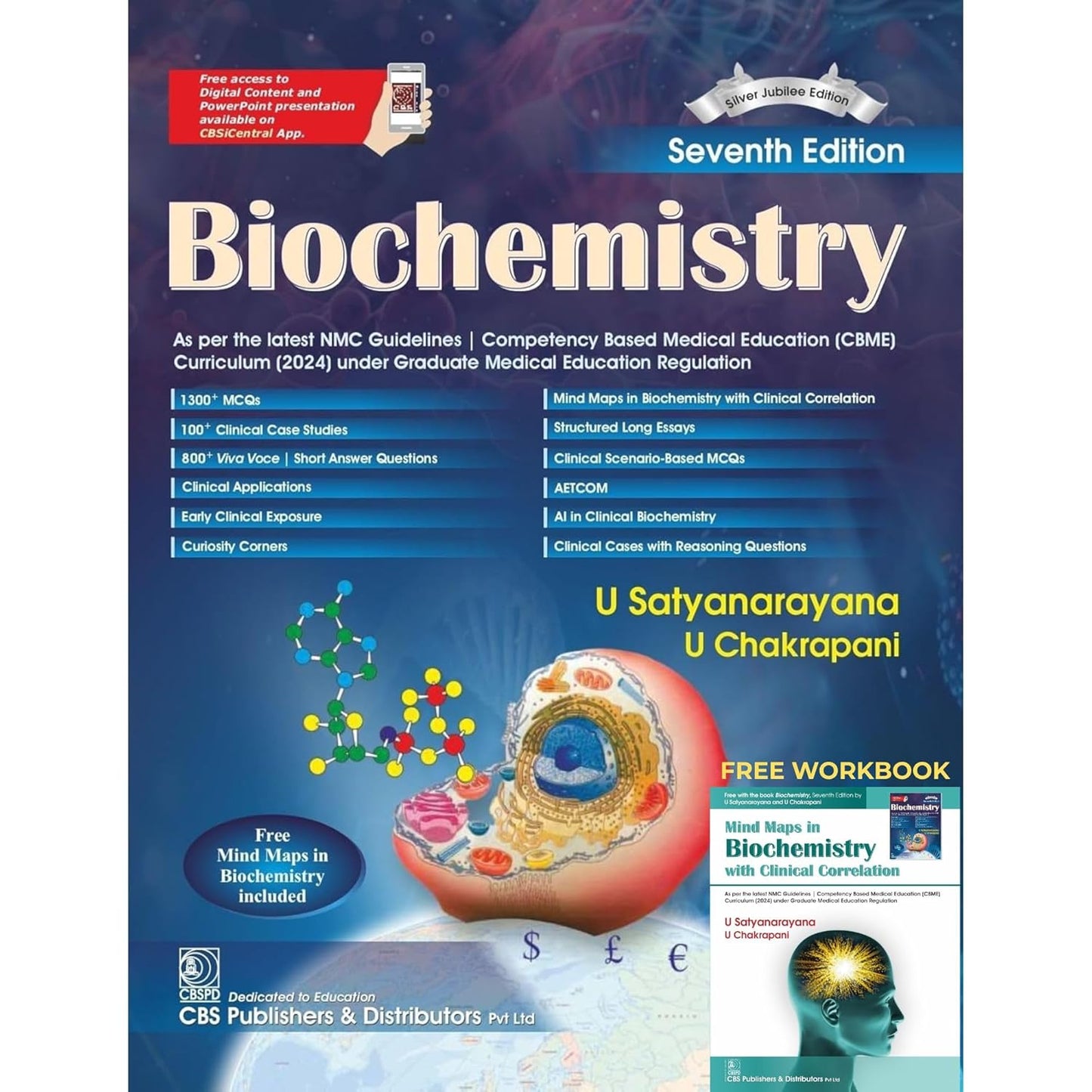 Biochemistry 7ED Free Mind Maps in Biochemistry with Clinical Correlation (PB 2026)