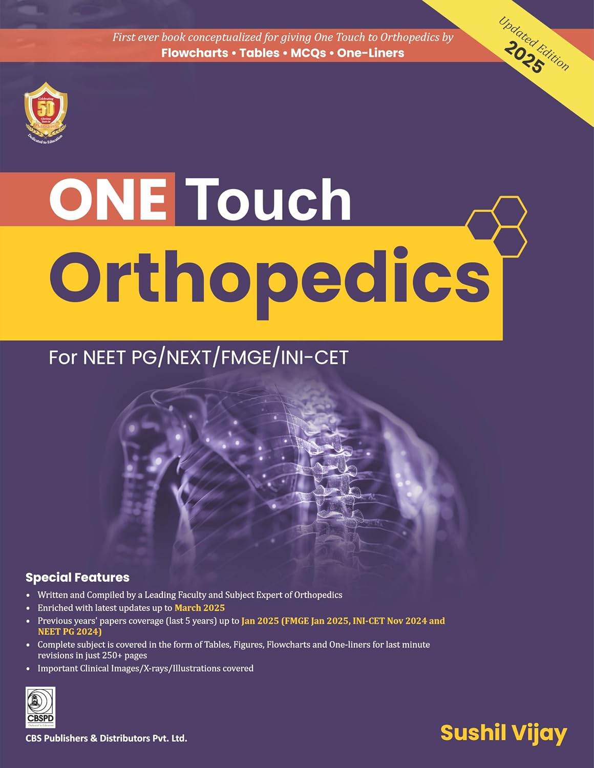 One Touch Orthopedics For Neet Pg Next Fmge Ini Cet (Pb 2025)