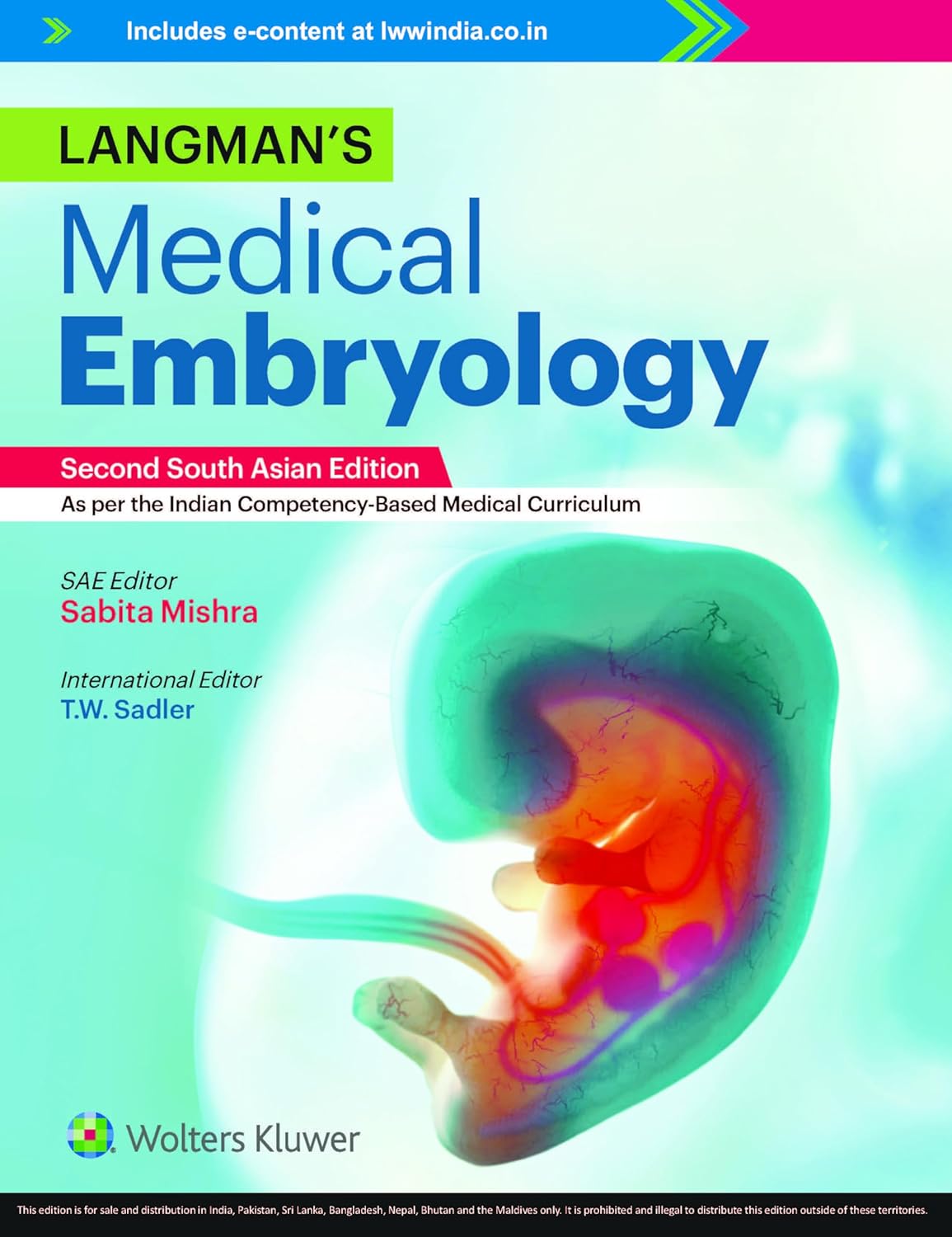 Langman’s Medical Embryology, 2nd South Asian Edition 2023
