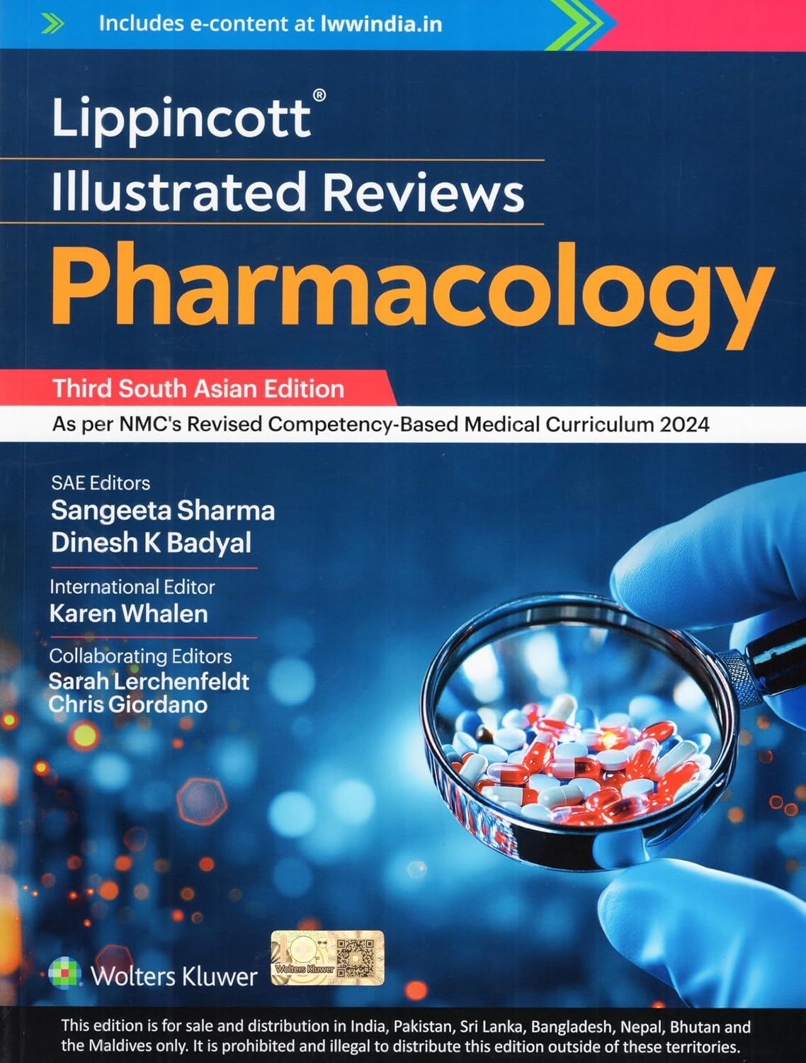 Lippincott Illustrated Reviews Pharmacology with Access Code 8ED (Third SAE) (PB 2025)