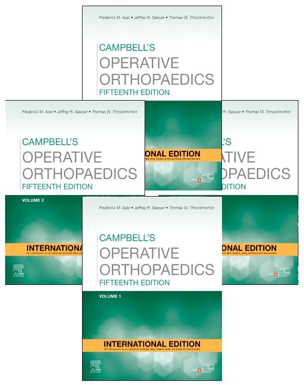 Campbell's Operative Orthopaedics, 4 Vo Set, IE, 15/e 2026