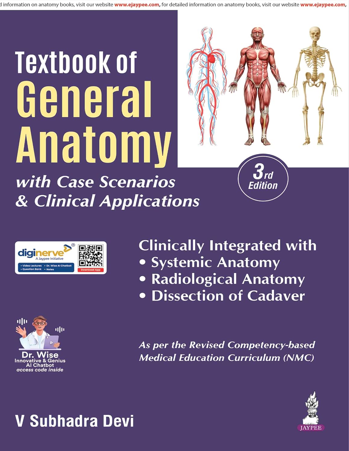 Textbook of General Anatomy with Case Scenarios & Clinical Applications, 3/E