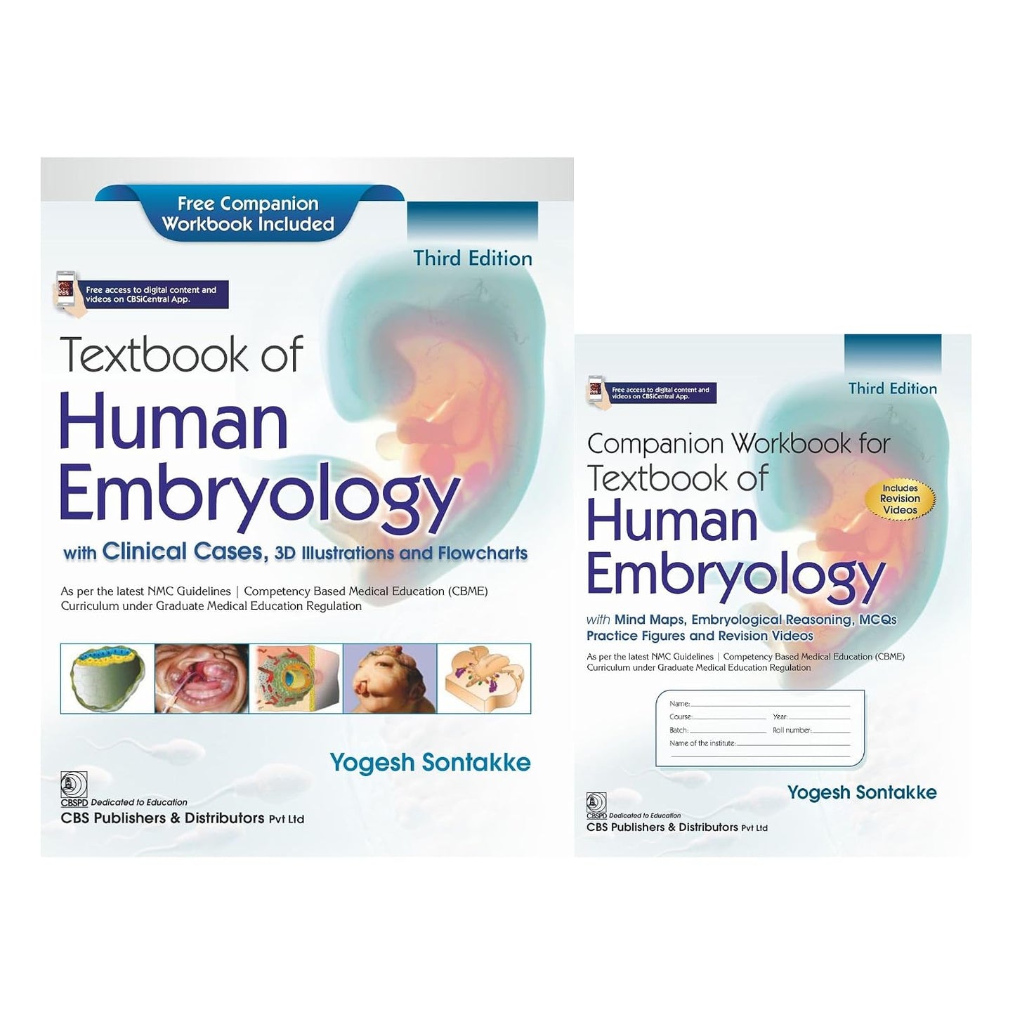 Textbook of Human Embryology with Clinical Cases 3D Illustrations and Flowcharts 3ED (PB 2026) Free Companion Workbook Included
