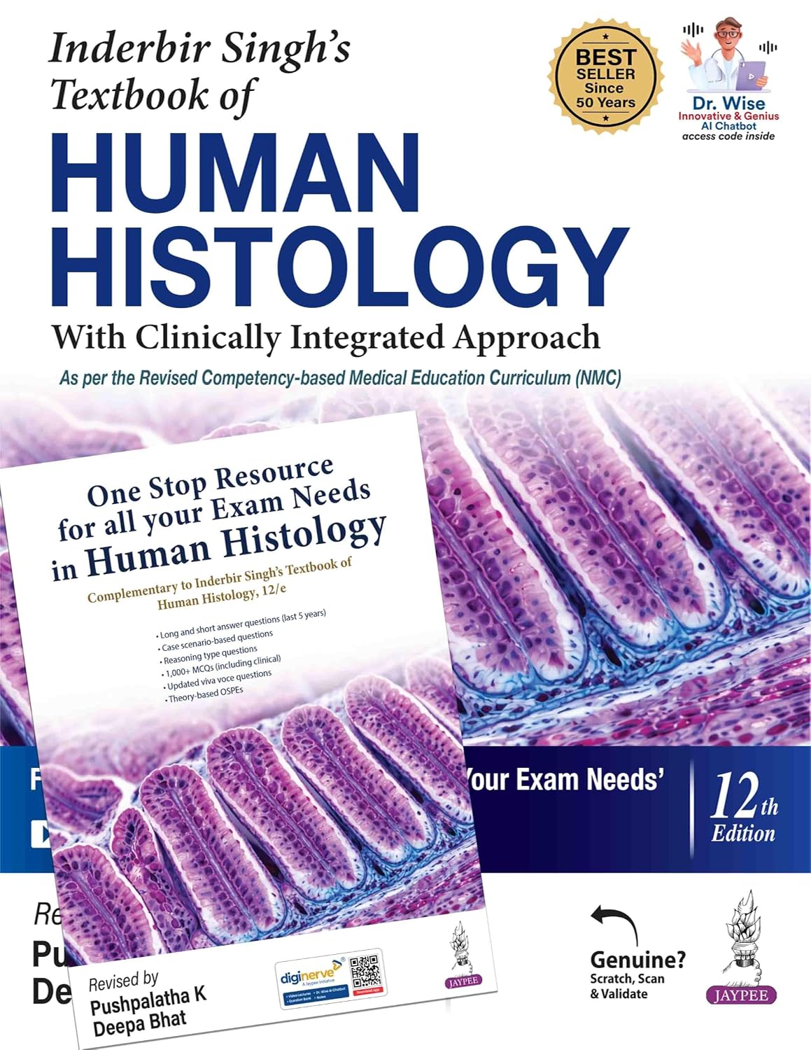 Inderbir Singh's Textbook of Human Histology (With Clinically Integrated Approach) 12th Edition 2027