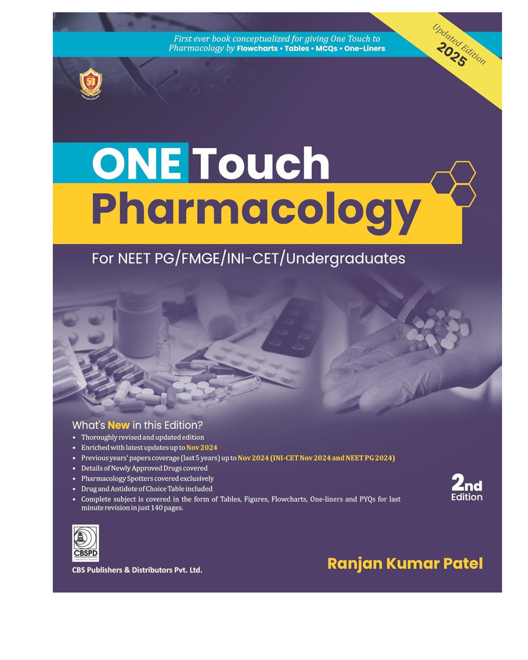 One Touch Pharmacology for NEET PG/NEXT/FMGE/INI-CET/Undergraduates 2/E 2025