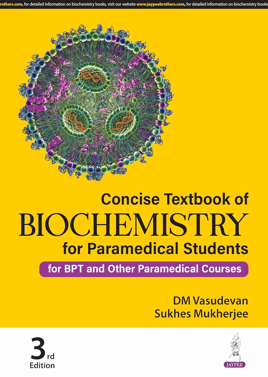 Concise Textbook of Biochemistry for Paramedical Students (For Bpt and Other Paramedical Courses)