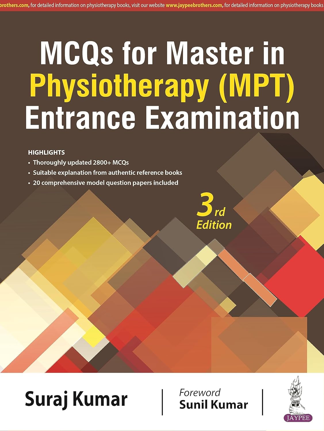 Mcqs for Master in Physiotherapy (Mpt) Entrance Examination