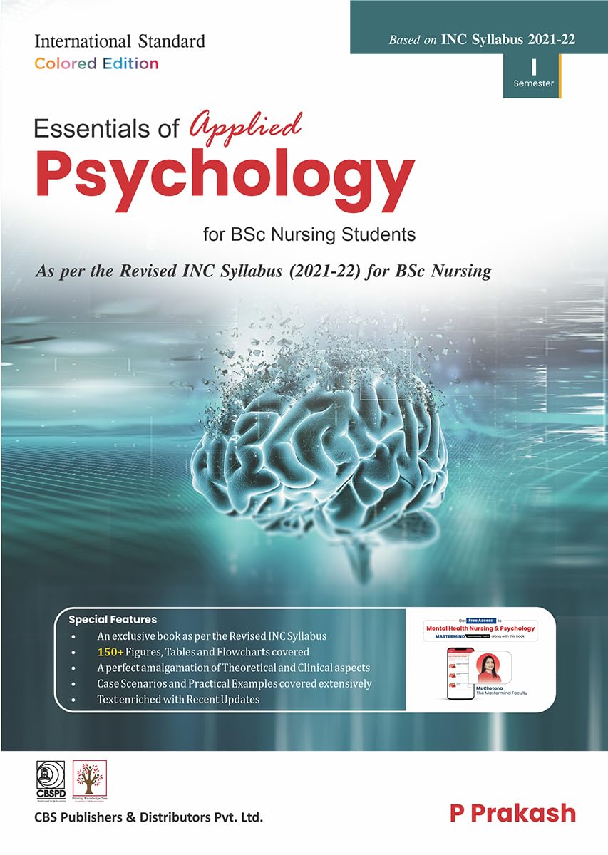 Essentials Of Applied Psychology For Bsc Nursing Students (PB)