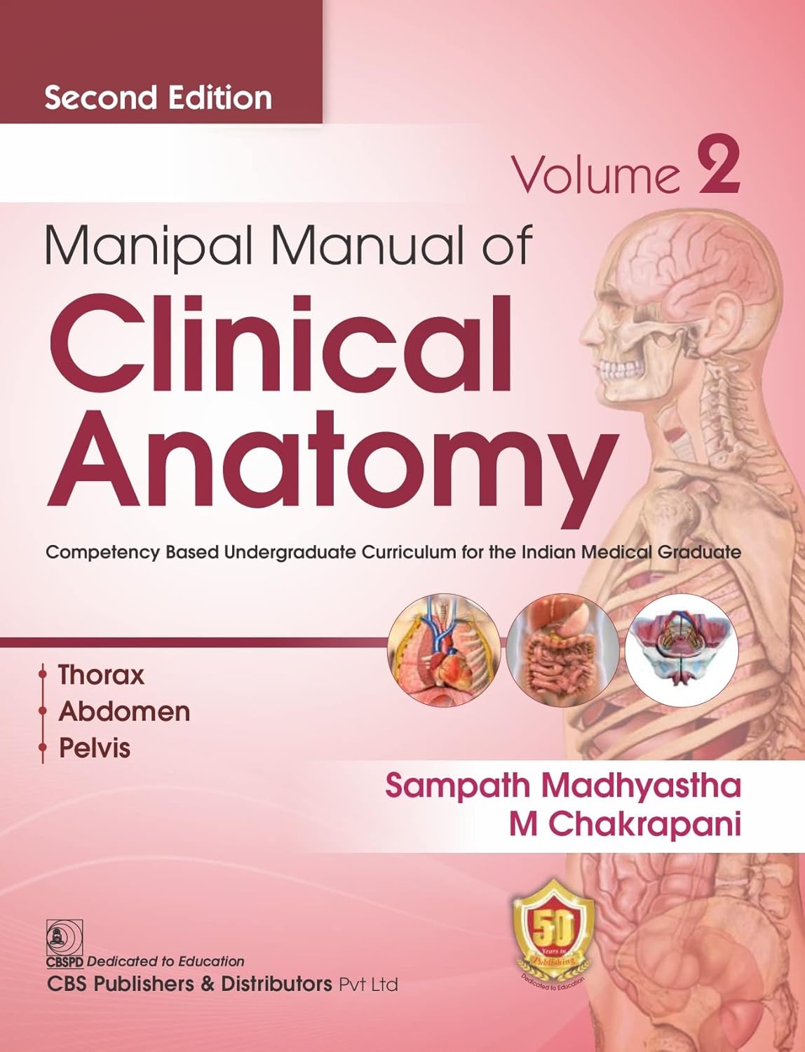 Manipal Manual Of Clinical Anatomy, 2e Vol 2 (PB)