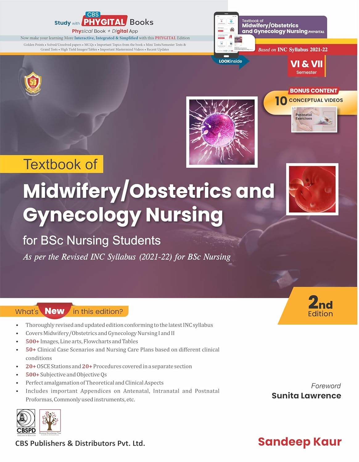 Textbook Of Midwifery Obstetrics And Gynecology Nursing For Bsc Nursing Students 2Ed(PB)