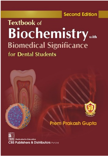 Textbook Of Biochemistry With Biomedical Significance For Dental Students 2e (Pb)