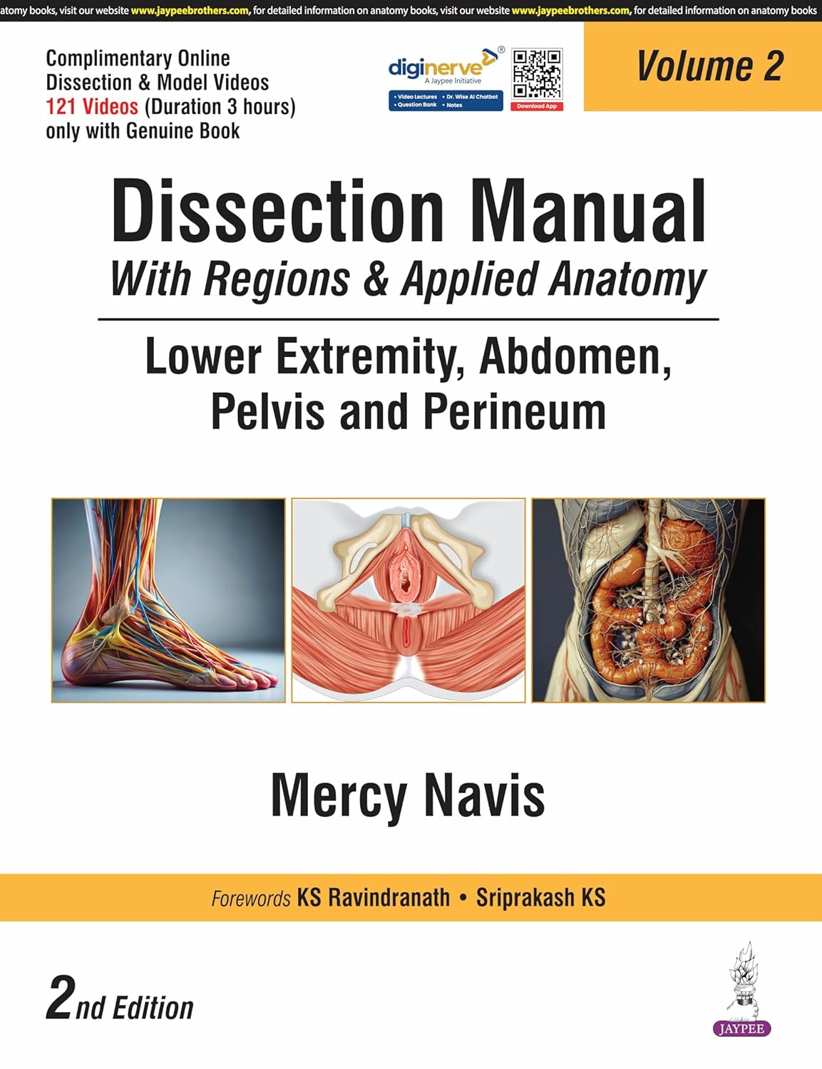 Dissection Manual with Regions & Applied Anatomy Lower Extremity Abdomen Pelvis and Perineum Vol.2
