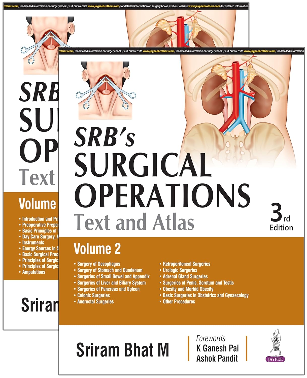 Srb'S Surgical Operation Text and Atlas (2 Vols)