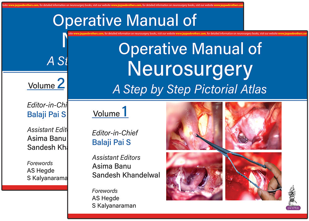 Operative Manual of Neurosurgery a Step by Step Pictorial Atlas (2Vols)