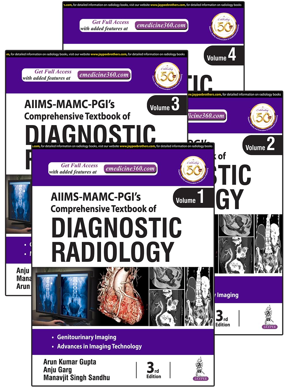 Aiims-Mamc-Pgi'S Comprehensive Textbook of Diagnostic Radiology (4 Vols)