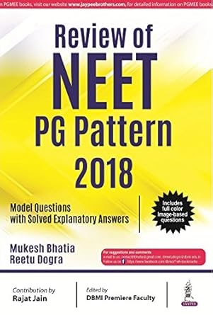 Review of Neet Pg Pattern 2018
