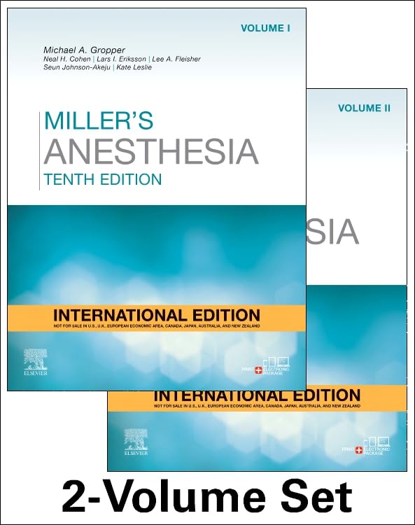 Miller’s Anesthesia International Edition 10th Edition (2 Volume Set)