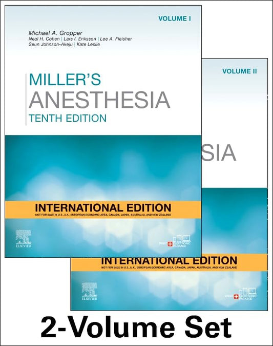 Miller’s Anesthesia International Edition 10th Edition (2 Volume Set)