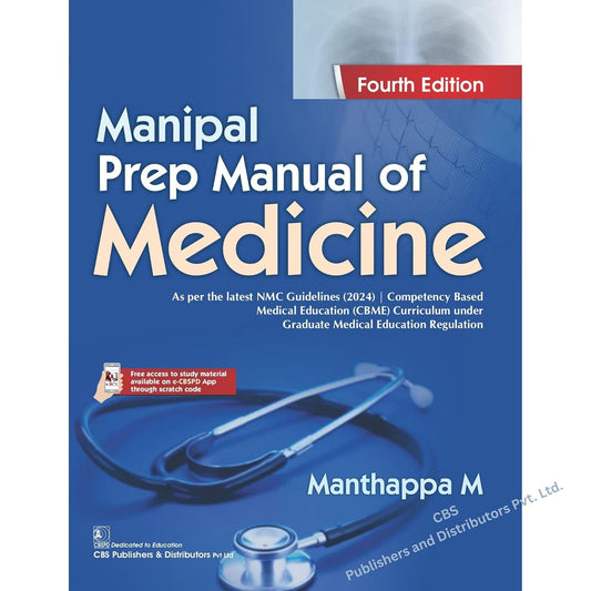 Manipal Prep Manual Of Medicine With Access Code 4Ed