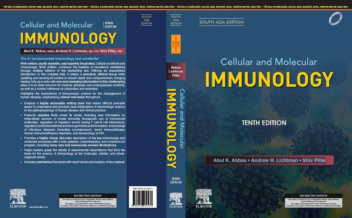 Cellular and Molecular Immunology,10e,South Asia Edition