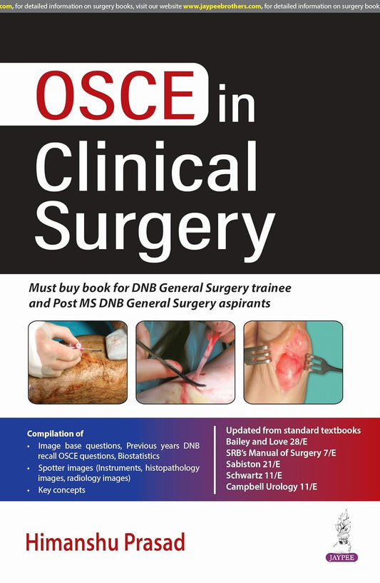 OSCE IN CLINICAL SURGERY 1/E R.P. 2026