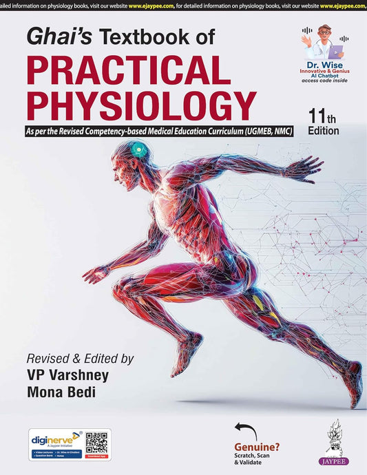 Ghai's Textbook of Practical Physiology 11/E 2026
