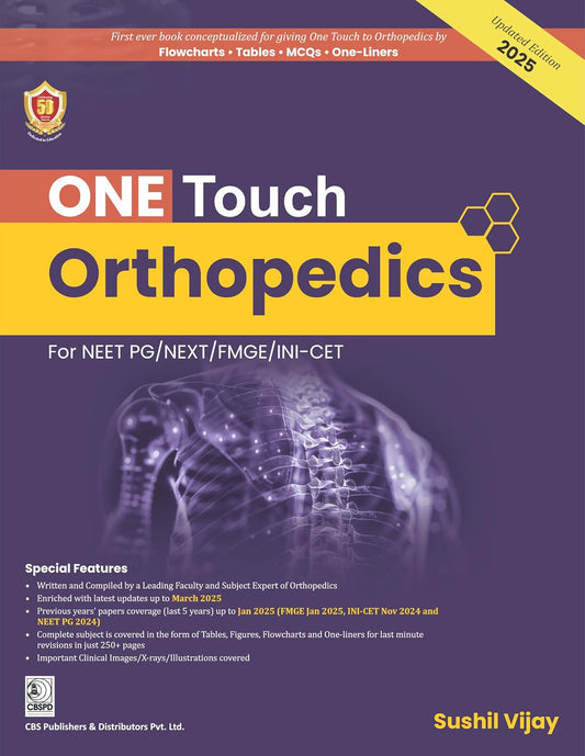 One Touch Orthopedics For Neet Pg Next Fmge Ini Cet (Pb 2025)