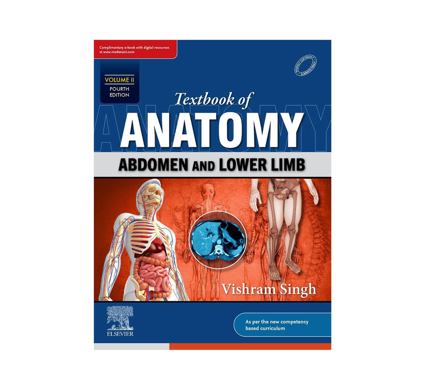 Textbook Of Anatomy Abdomen And Lower Limb 4/e (Vol 2) By Vishram Singh