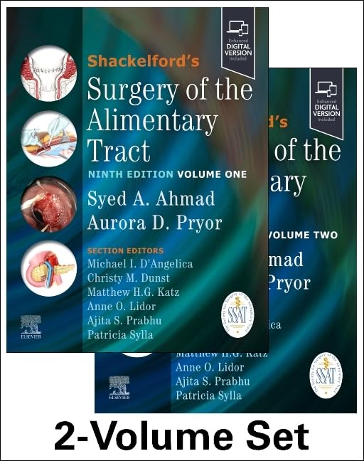 Shackelford’s Surgery of the Alimentary Tract (2 vol set) by Syed A Ahmad 9/e 2026