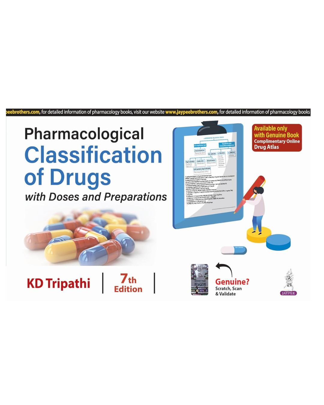 Pharmacological Classification of Drugs with Doses and Preparations 7/E 2025