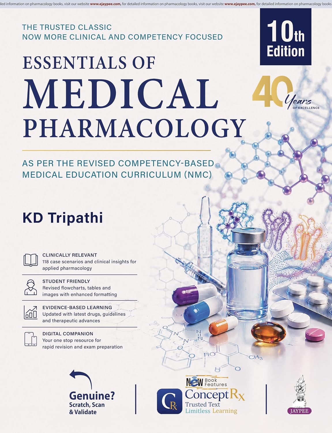 Essentials of Medical Pharmacology, 9th Edition (Revised Reprint)