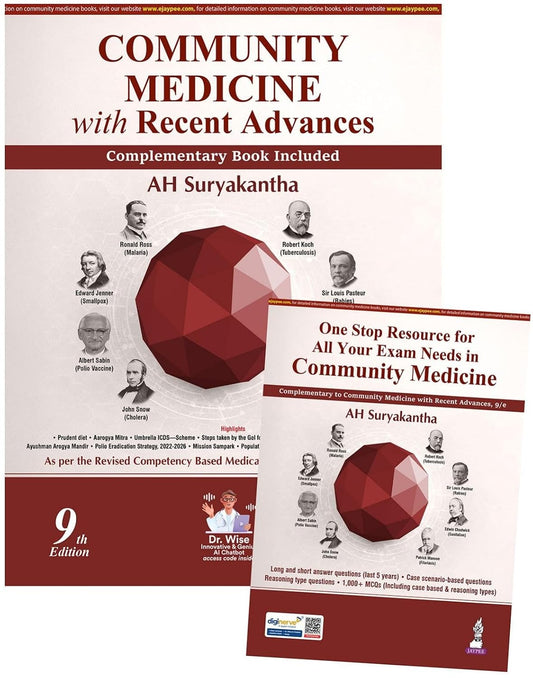 Community Medicine with Recent Advances with One Stop Resource fo All Your Exam Needs in Community Medicine, 9e 2026