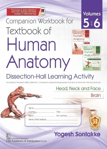 Companion Workbook for Textbook of Human Anatomy, Vol. 5 & Vol. 6