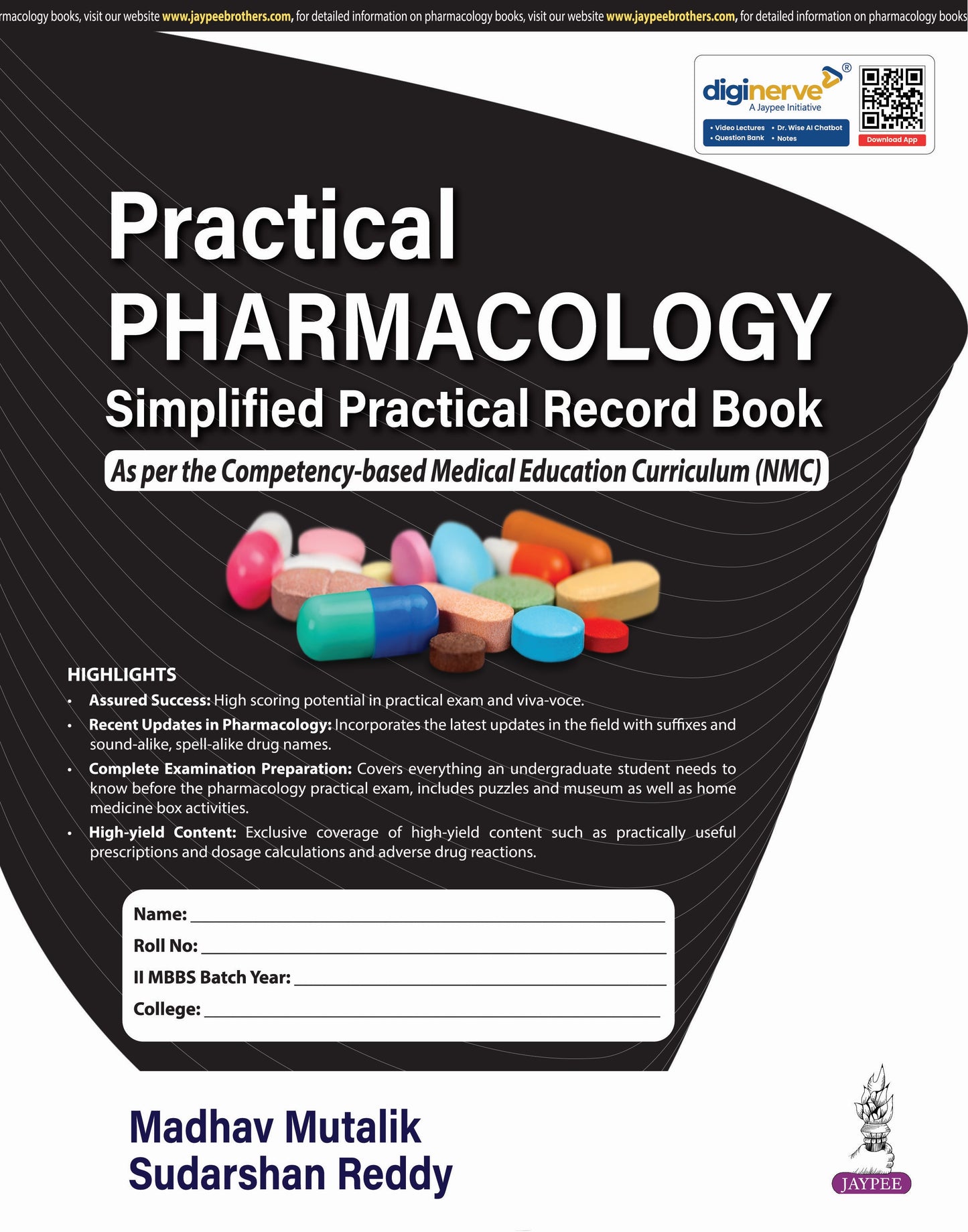 Practical Pharmacology Simplified Practical Record Book