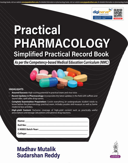 Practical Pharmacology Simplified Practical Record Book