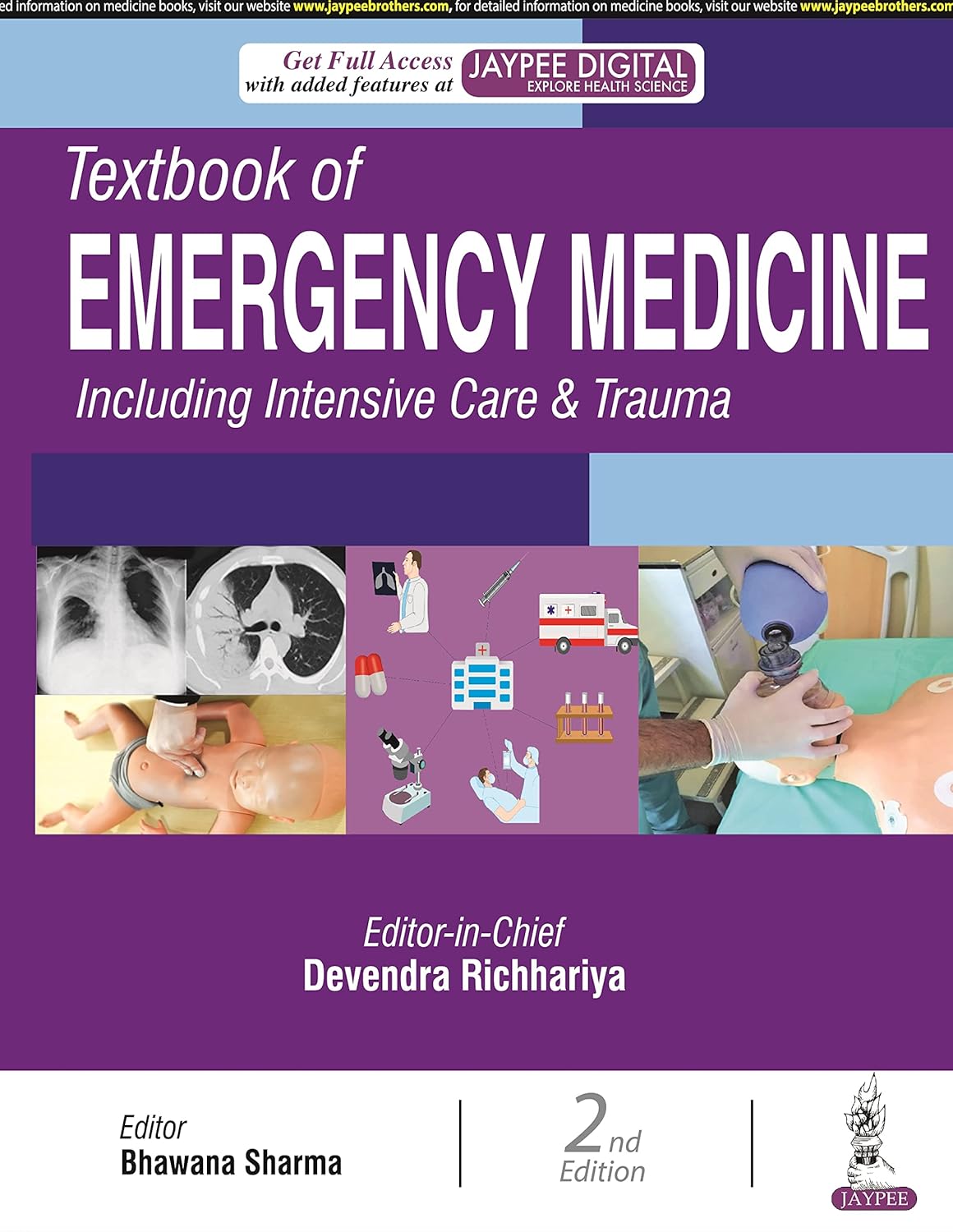 Textbook of Emergency Medicine: Including Intensive Care & Trauma (2 Volumes)