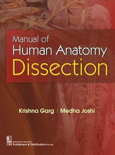 Manual of Human Anatomy Dissection (PB)