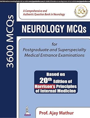 Neurology MCQS for Postgraduate and Superspecialty Medical Entrance Examinations