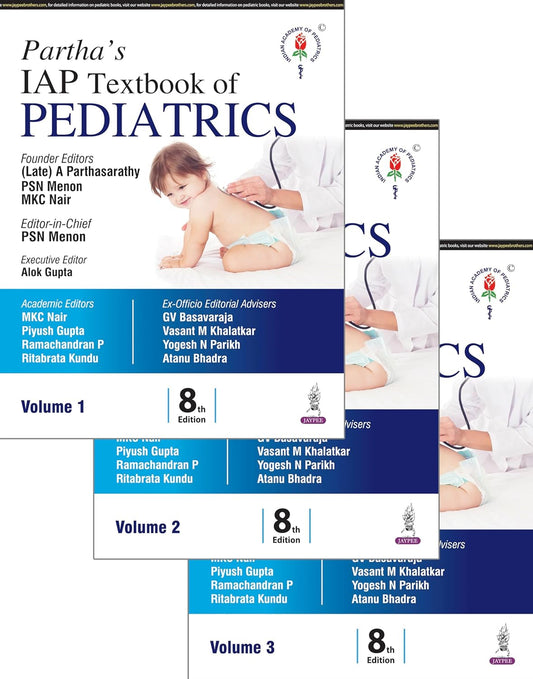 Partha'S Iap Textbook of Pediatrics (3Vols)