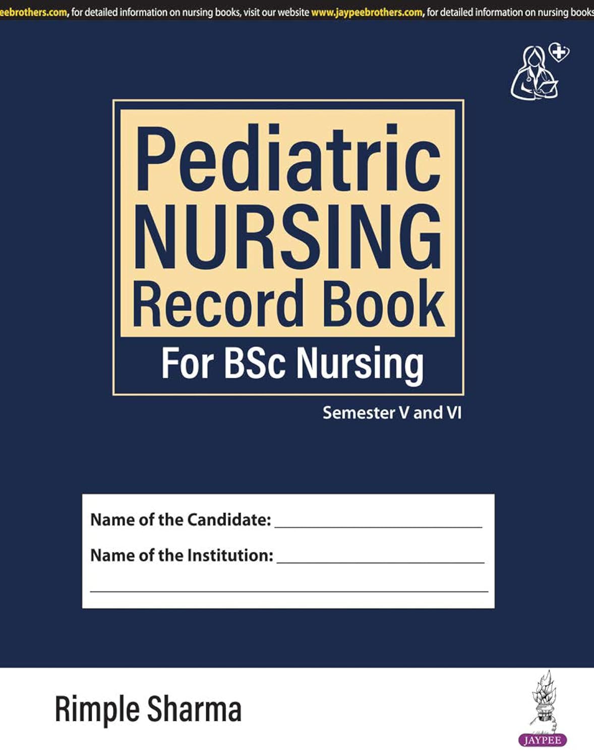 Pediatric Nursing Record Book for Bsc Nursing