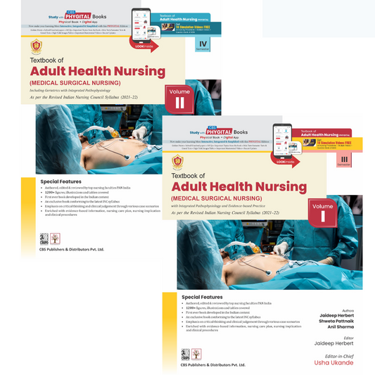 Textbook Of Adult Health Nursing (Medical Surgical Nursing) 2 Vol Set (PB)