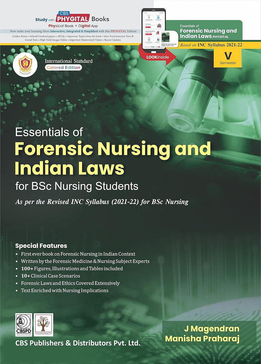 Essentials Of Forensic Nursing And Indian Laws For Bsc Nursing Students (PB)