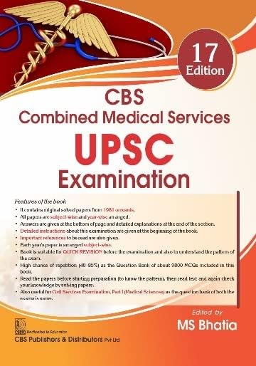 Combined Medical Services Upsc Examination 17e (PB)