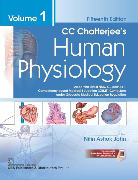 C C Chatterjees Human Physiology, 15e Vol. 1 (PB)