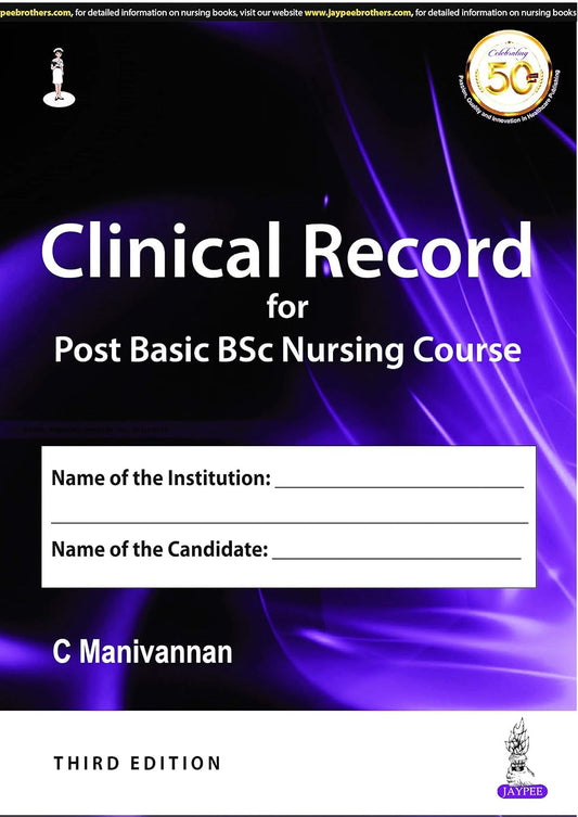 Clinical Record for Post Basic Bsc Nursing Course