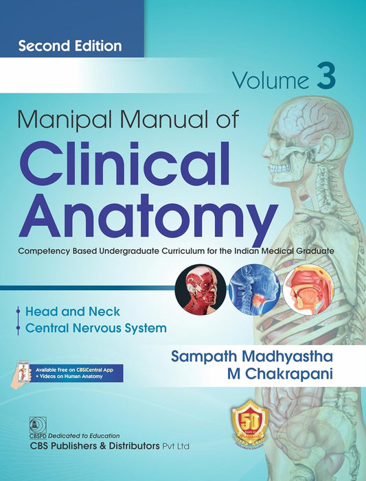 Manipal Manual Of Clinical Anatomy 2e Vol 3 (PB)