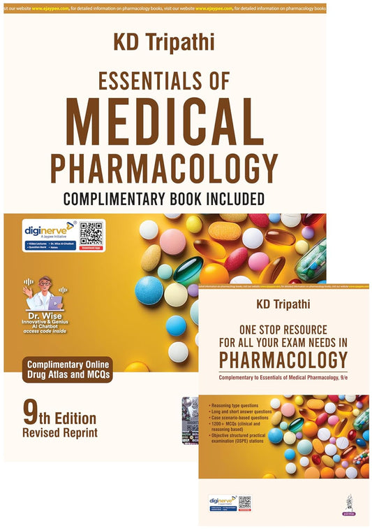 Essentials of Medical Pharmacology Complimentary Book Included
