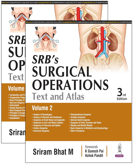Srb'S Surgical Operation Text and Atlas (2 Vols)