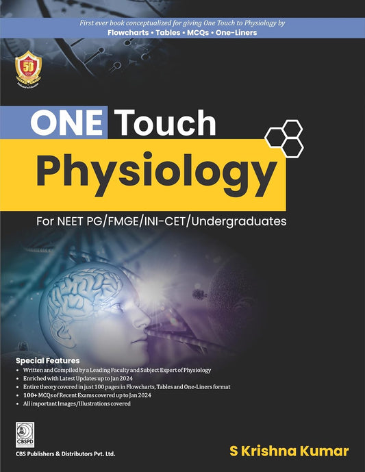 One Touch Physiology For Neet Pg/Fmge/Nin-Cet/Undergraduates (PB)