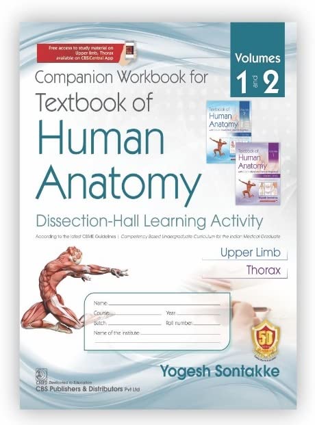 Companion Workbook for Textbook of Human Anatomy, Vol. 1 & Vol. 2